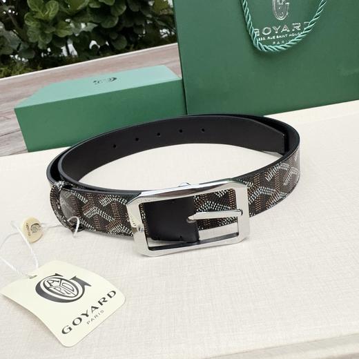 戈雅 3.0CM/2.0CM新款精品纯铜扣腰带 商品图7
