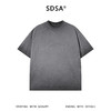 SDSA男装2026新款高贵轻奢港风复古渐变肌理感圆领短袖T恤百搭 商品缩略图0