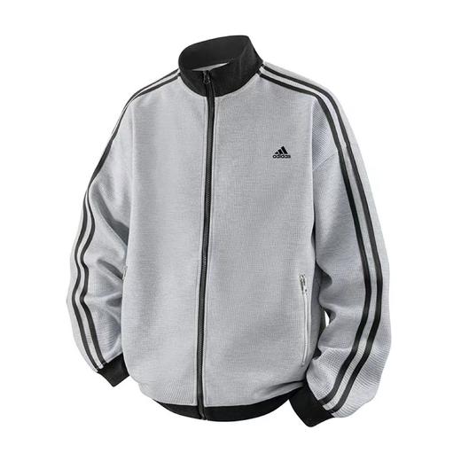 F040728春夏季新款时尚休闲百搭男女同款立领三条杠夹克外套 商品图0