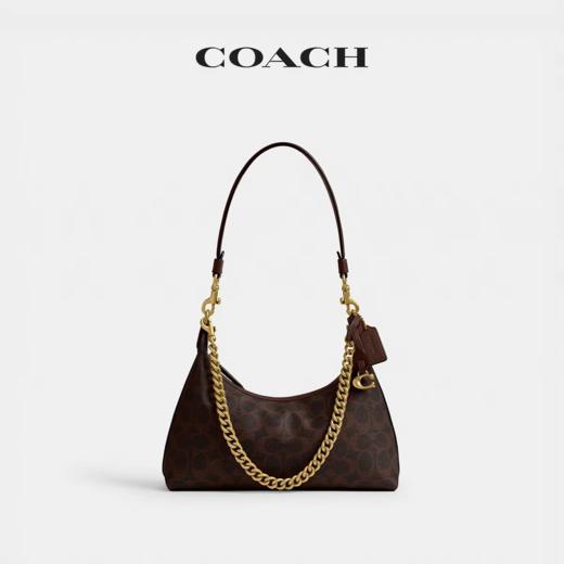 COACH蔻驰奥莱女包 juliet25朱丽叶腋下包老花链条包手提单肩斜挎包 商品图0