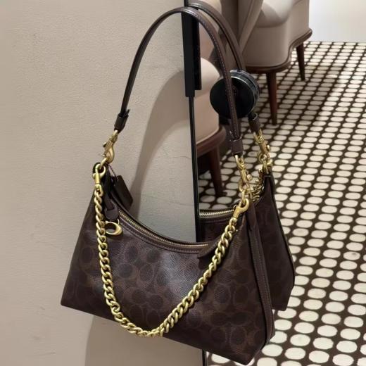 COACH蔻驰奥莱女包 juliet25朱丽叶腋下包老花链条包手提单肩斜挎包 商品图1