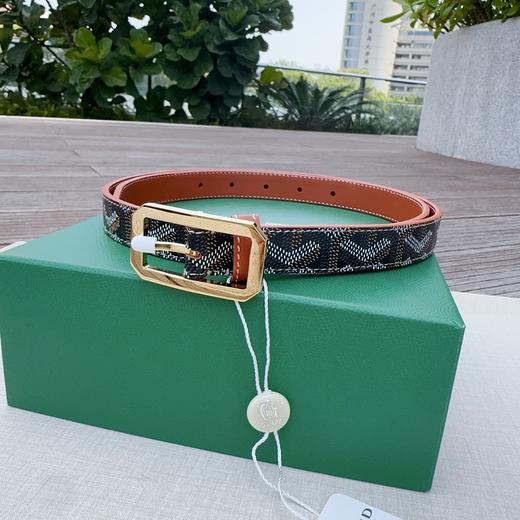 戈雅 3.0CM/2.0CM新款精品纯铜扣腰带 商品图9