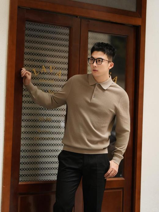 ZEGN*A长袖Polo针织衫 商品图8