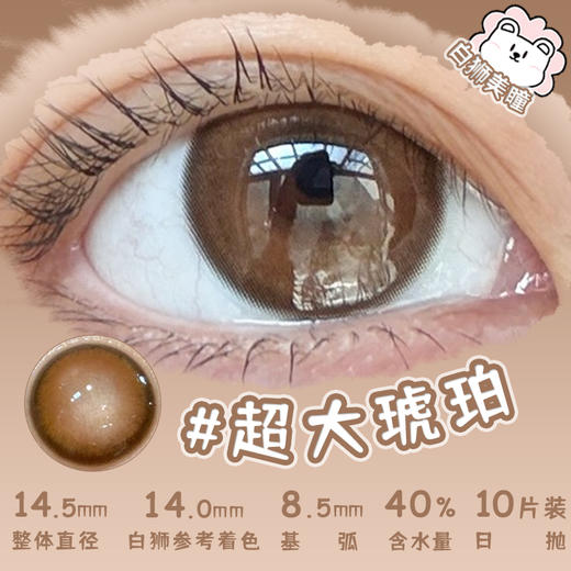 Huohuocon旗下 ·橄榄基底&乌木褐&荔白卡其&超大琥珀｜ 日抛10片 商品图0