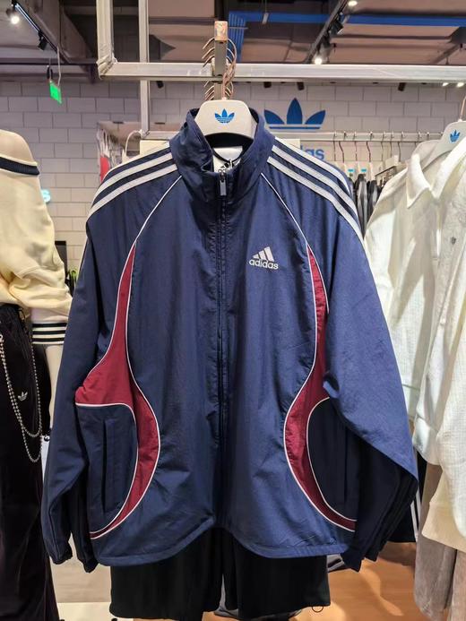 F040717春秋季新款美式复古拼色时尚百搭轻薄透气防风立领拉绳长袖外套 商品图6