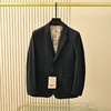 B家2026春夏季新款男士平驳领休闲西装外套 商品缩略图1