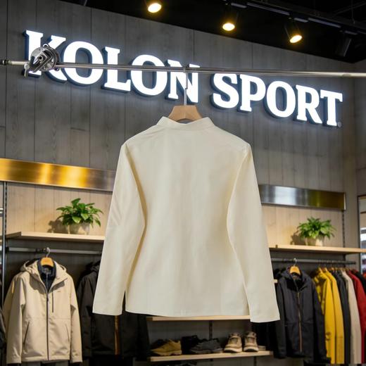 F040764半拉链打底衫卫衣透气舒适简洁基础长袖Polo衫 商品图6