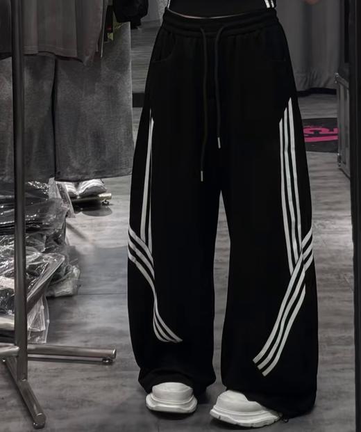 NC三条杠阔腿弯刀裤60319 夏季 088892000886 商品图1