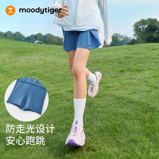 moodytiger女童针织压褶短裙运动休闲时尚夏季薄款62211852 商品图3