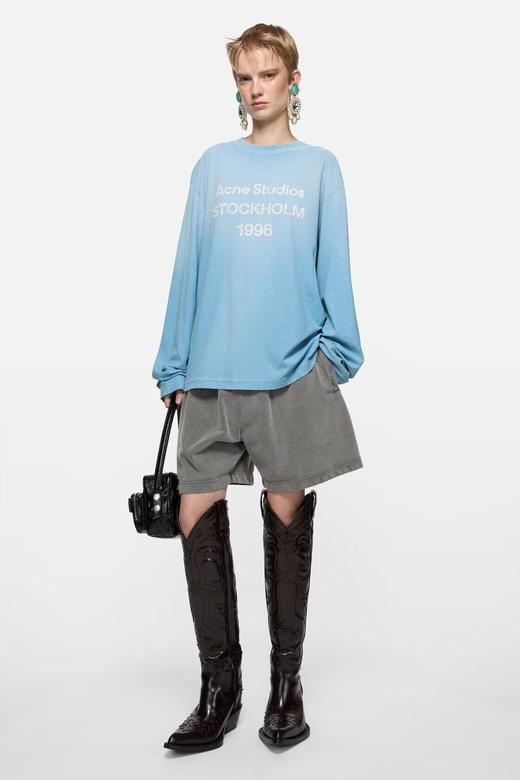 Acne 1996系列新色 冰川蓝 长袖／短袖T恤 商品图1
