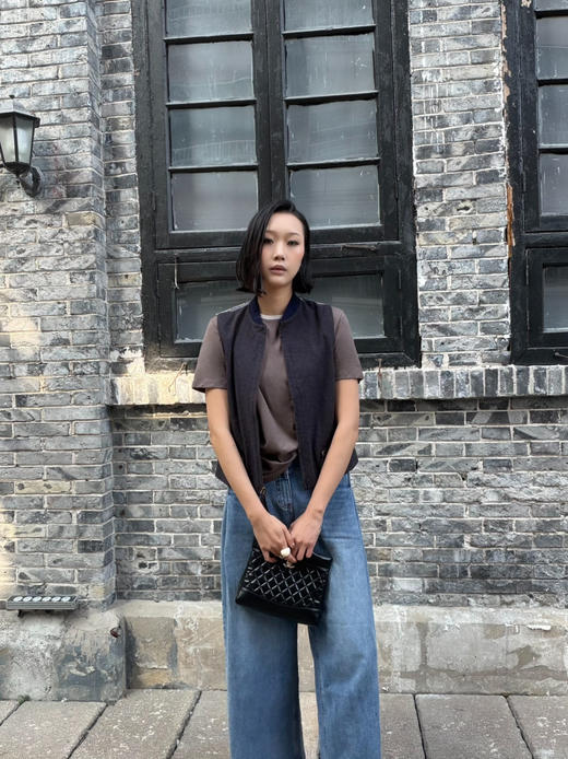 【丝麻之美】噢蜜ooomeooo腰部收褶遮肉显瘦T“送真丝丝巾” 商品图7