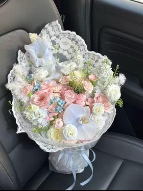 蕾丝纱花束包装（单张1mX1.3m）