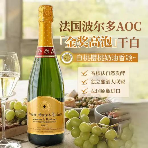 【法国波尔多AOC】法国菲特瓦欧歌酒庄圣朱立安波尔多起泡葡萄酒  原瓶进口 12%vol 商品图3