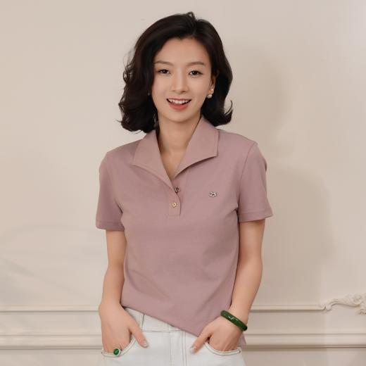 西子/三色POLO莱赛尔棉春夏POLO翻领百搭短袖t恤/TXYF0683 商品图2