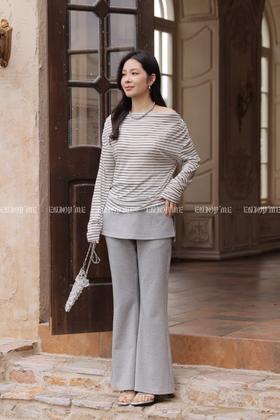 【门店同款】ENJOY夏季修身显瘦屁帘喇叭裤 170643906