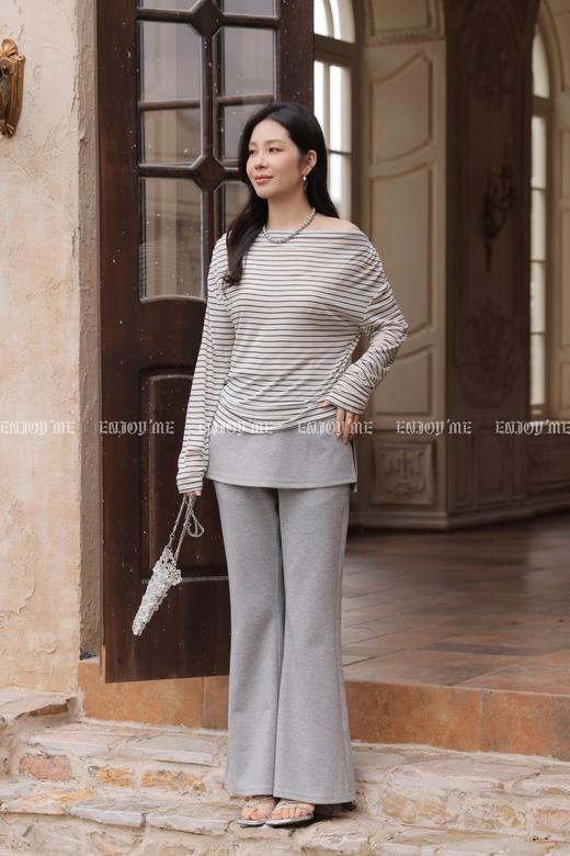 【门店同款】ENJOY夏季修身显瘦屁帘喇叭裤 170643906 商品图0