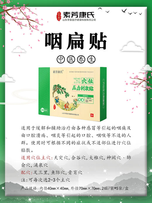 系列1：咽扁贴，月复泻贴，买五盒实发六盒 商品图0