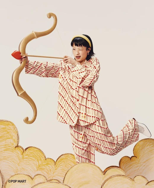 官网499！宋雨琦同款 tbh野兽×星星人同款星光缎家居服套装 长袖睡衣四季可外穿 商品图0