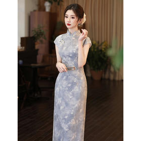 新中式旗袍春季新款日常可穿大气优雅年轻款旗袍4414