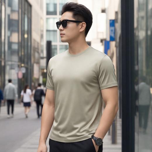 全新199！【金标蚕丝】2026夏季高端男士100新款蚕丝休闲商务百搭上衣 商品图4