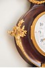 独角鹿西洋古董1880年代法国出品路易十六风格古典天使主题铜鎏金精雕装饰桃花心木晴雨表挂钟 商品缩略图7