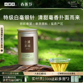 小罐茶园 金标系列特级 白毫银针茶  升级版 60g【现货】