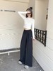 F040706春季新款健身运动休闲简约百搭宽松女士梭织阔腿裤长裤 商品缩略图12