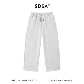 SDSA男装2026新款高贵轻奢休闲运动风纯色抽绳松紧休闲裤百搭时尚