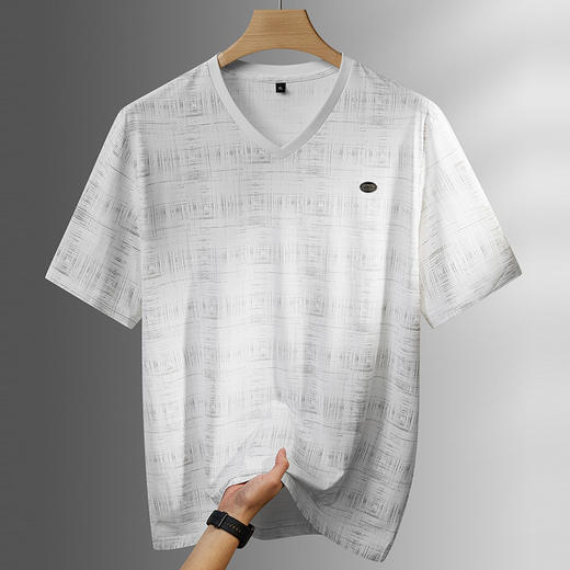 【DPF】大依优型大码男装夏季冰丝圆领短袖T恤潮流百搭休闲宽松上衣 商品图2