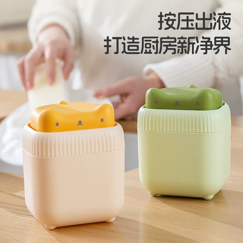 【小巧省力！出量均匀】小猫洗洁精按压器厨房皂液器水槽变洗手液洗洁精压取器.xb