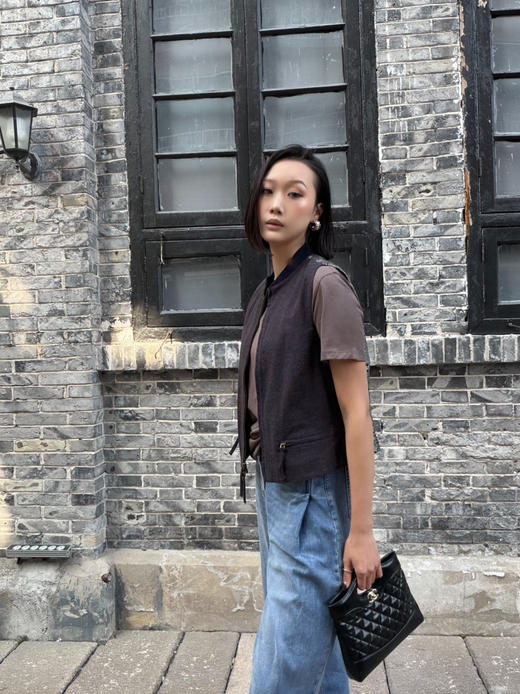 【丝麻之美】噢蜜ooomeooo腰部收褶遮肉显瘦T“送真丝丝巾” 商品图8