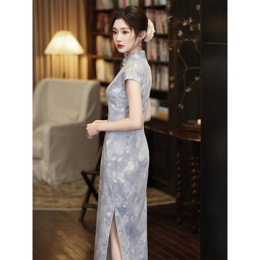 新中式旗袍春季新款日常可穿大气优雅年轻款旗袍4414 商品图4