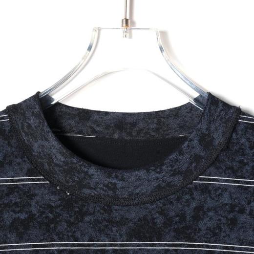 SDSA男装2026新款高贵轻奢高级感扎染撞色条纹圆领短袖T恤百搭潮 商品图2