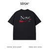 SDSA男装2026新款高贵轻奢美式潮牌烫钻字母圆领短袖T恤百搭时尚 商品缩略图1
