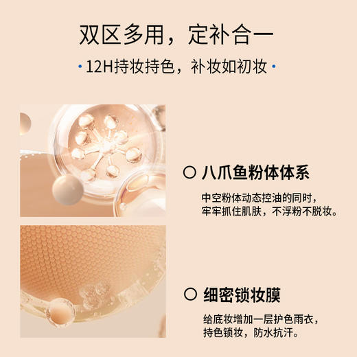 Dewy Lab淂意柔光灯粉饼遮瑕控油提亮定妆持久不脱妆 商品图2