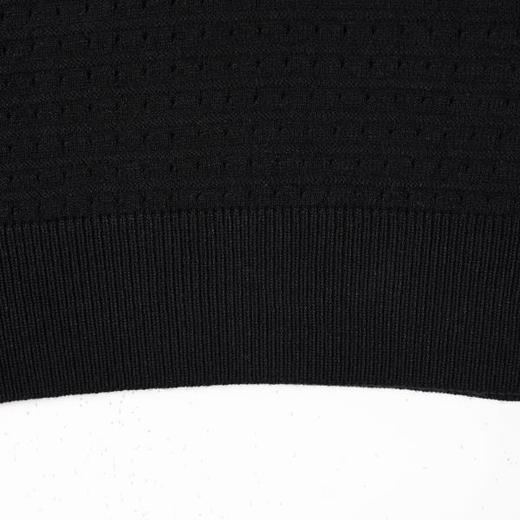 SDSA男装2026新款高贵轻奢简约透气横纹针织圆领毛衣百搭时尚上衣 商品图3