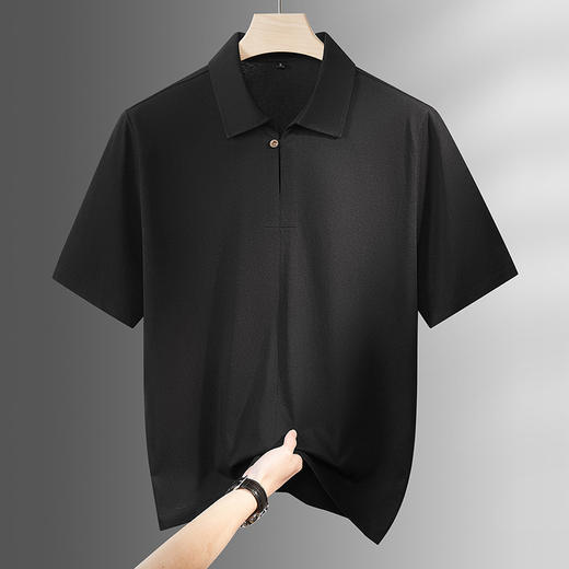 【DPF】大依优型大码男装夏季翻领polo衫短袖棉质商务休闲加肥加大码上衣 商品图3