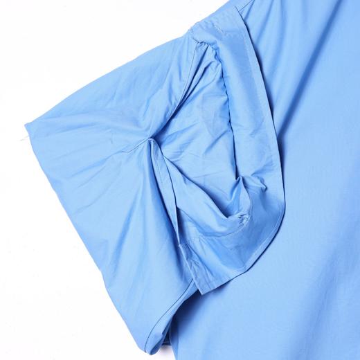 SDSA男装2026新款高贵轻奢潮牌刺绣字母纯色短袖衬衫百搭宽松上衣 商品图2