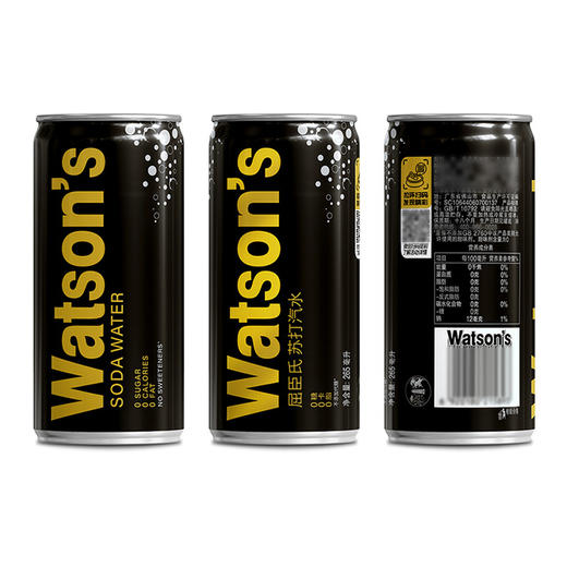 屈臣氏(Watson's)苏打汽水口袋罐265ml*24  山姆会员店商品非商品原因不支持退款 商品图2