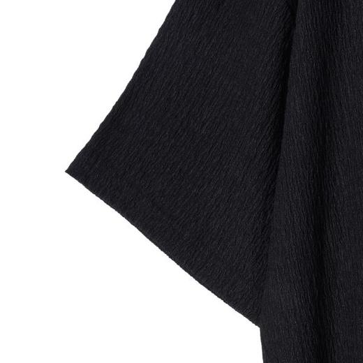 SDSA男装2026新款轻奢慵懒提花纯色圆领短袖T恤下摆松紧设计百搭 商品图2