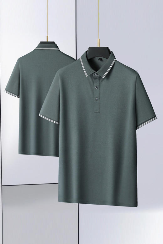 【DLS】大依优型大码男装夏季翻领polo衫短袖商务休闲百搭多色短袖上衣 商品图5