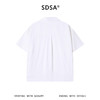SDSA男装2026新款高贵轻奢日系纯色纽扣翻领短袖衬衫百搭休闲上衣 商品缩略图4