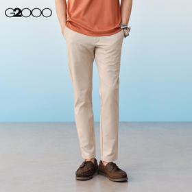 G2000男装SS26商场新款【多面弹】时尚百搭修身锥形休闲裤61167017