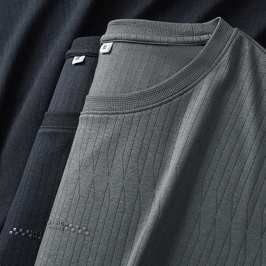 【DPF】大依优型大码男装夏季圆领纯色短袖T恤宽松透气舒适短袖上衣 商品图4