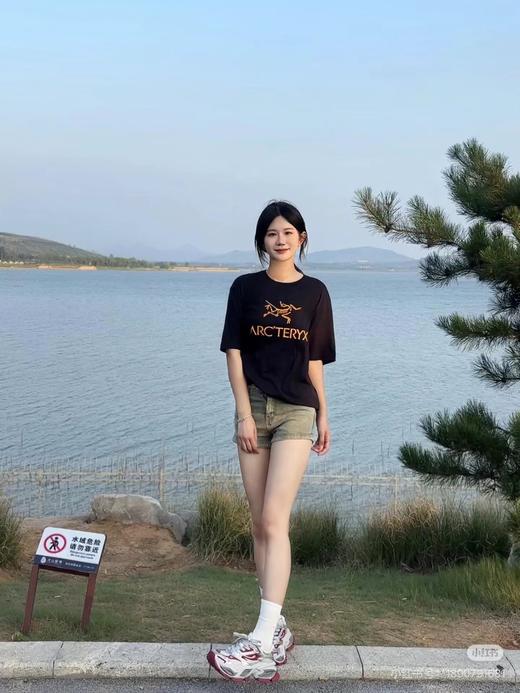 F040731夏季新款运动休闲短袖情侣款纯棉印花圆领速干透气半袖打底衫T恤 商品图5