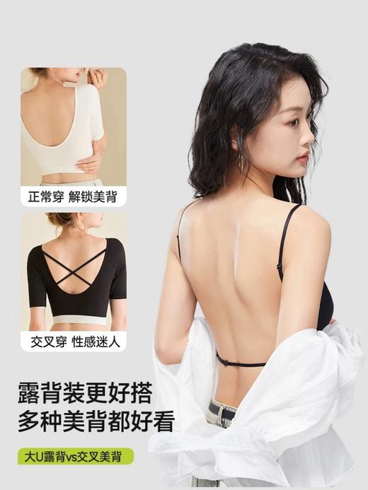 点此购买 华歌尔女士超薄花瓣杯后背一根带美背文胸 艾 344493 商品图5
