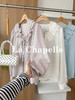 专柜实拍【醋酸+天丝！轻奢】拉夏贝尔/La Chapelle甜美减龄！莱赛尔醋酸混纺~气质好穿木耳边系带衬衫宽松显瘦上衣 商品缩略图2