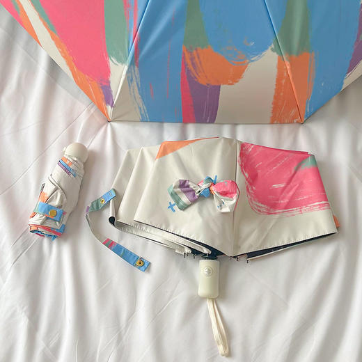 【晴雨两用！小清新风】太阳伞防晒紫外线遮阳伞女折叠便携自动晴雨伞两用小清新.xb 商品图2