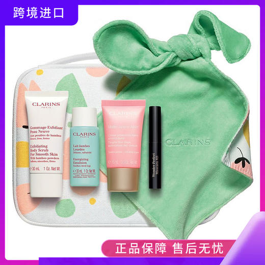 【保税仓】【套装】娇韵诗美肤5件膏3m套（睫毛l+美腿霜30ml+柔滑身体磨砂膏30ml+赋活日霜15ml+宝宝毛巾30g） 商品图0