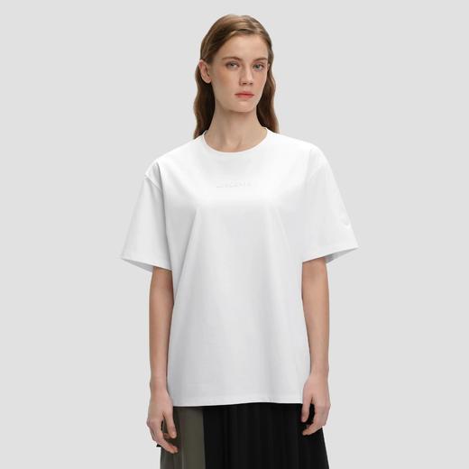 F040704夏季新款男女同款吸湿速干防晒极简通勤透气亲肤短袖T恤 商品图8